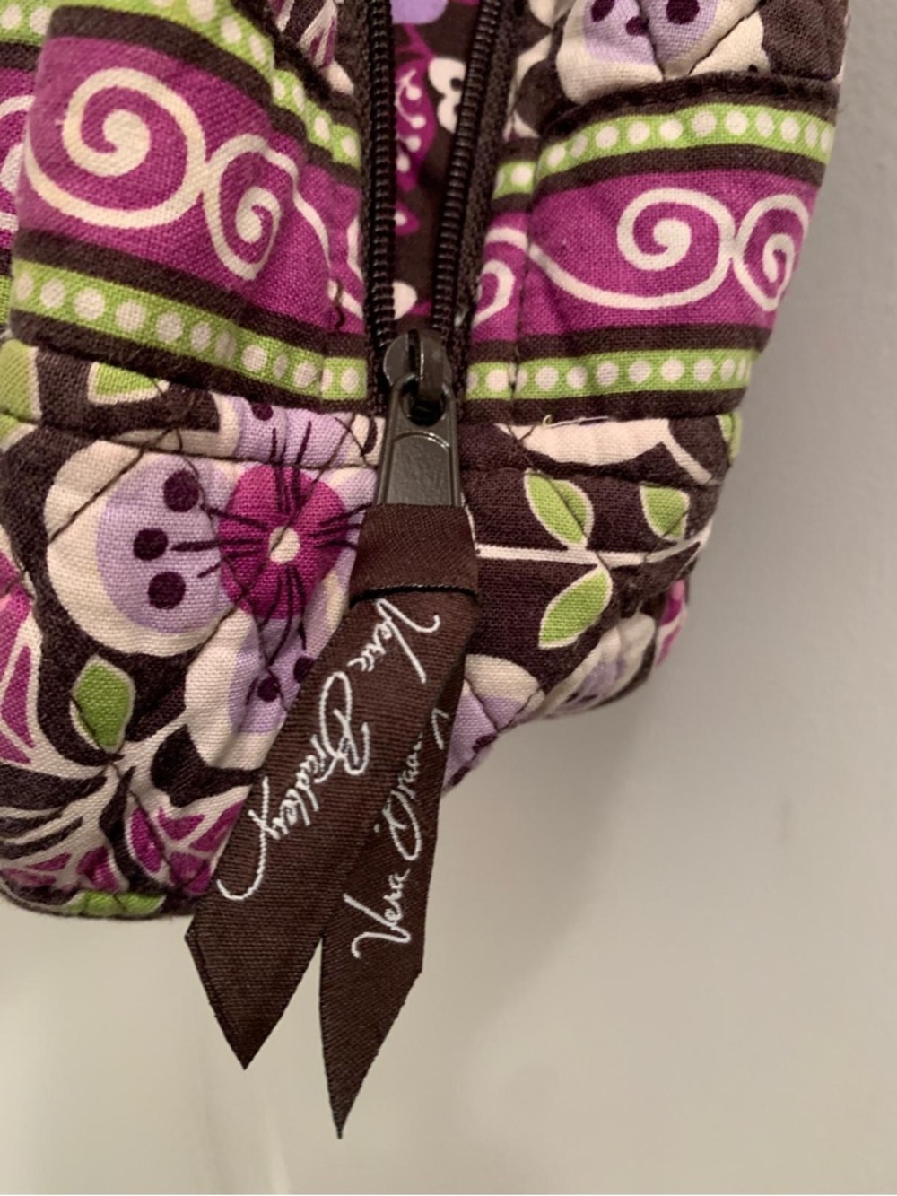 Vera Bradley Purple Floral Quilted Shoulder Bag - Picture 2 of 16
